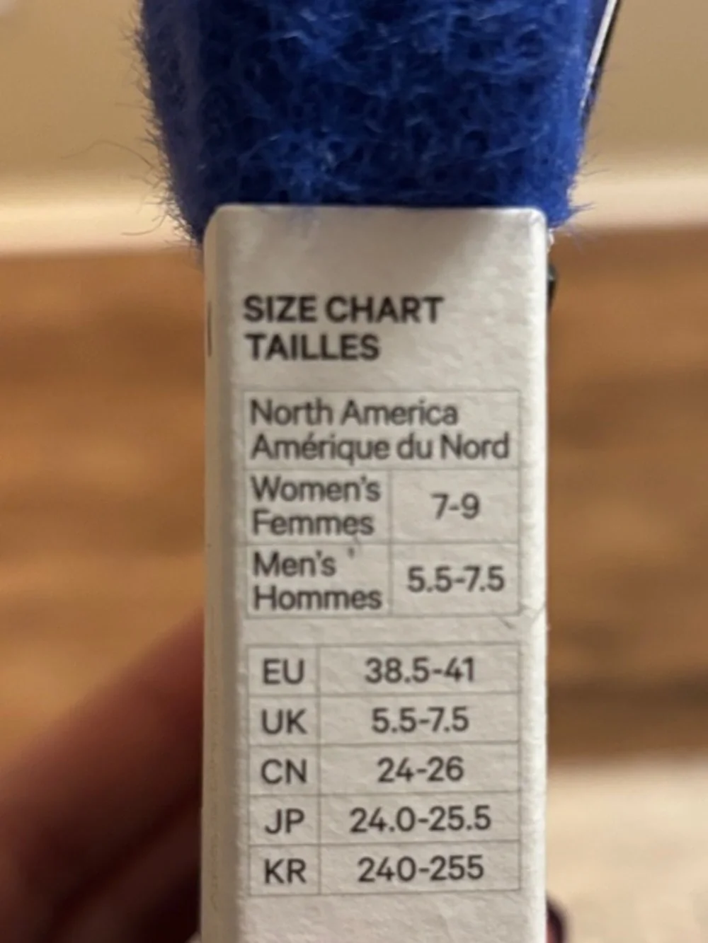 lululemon athletica Fuzzy Crew Socks - Royal Blue